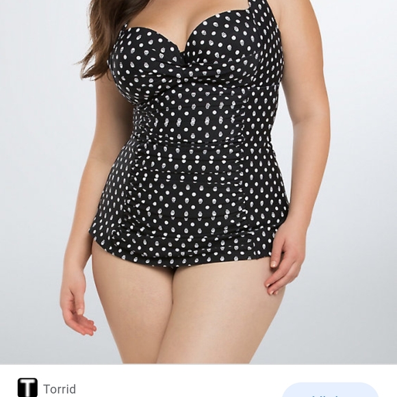 torrid Other - Torrid Skull Polka Dot Tankini Size 4